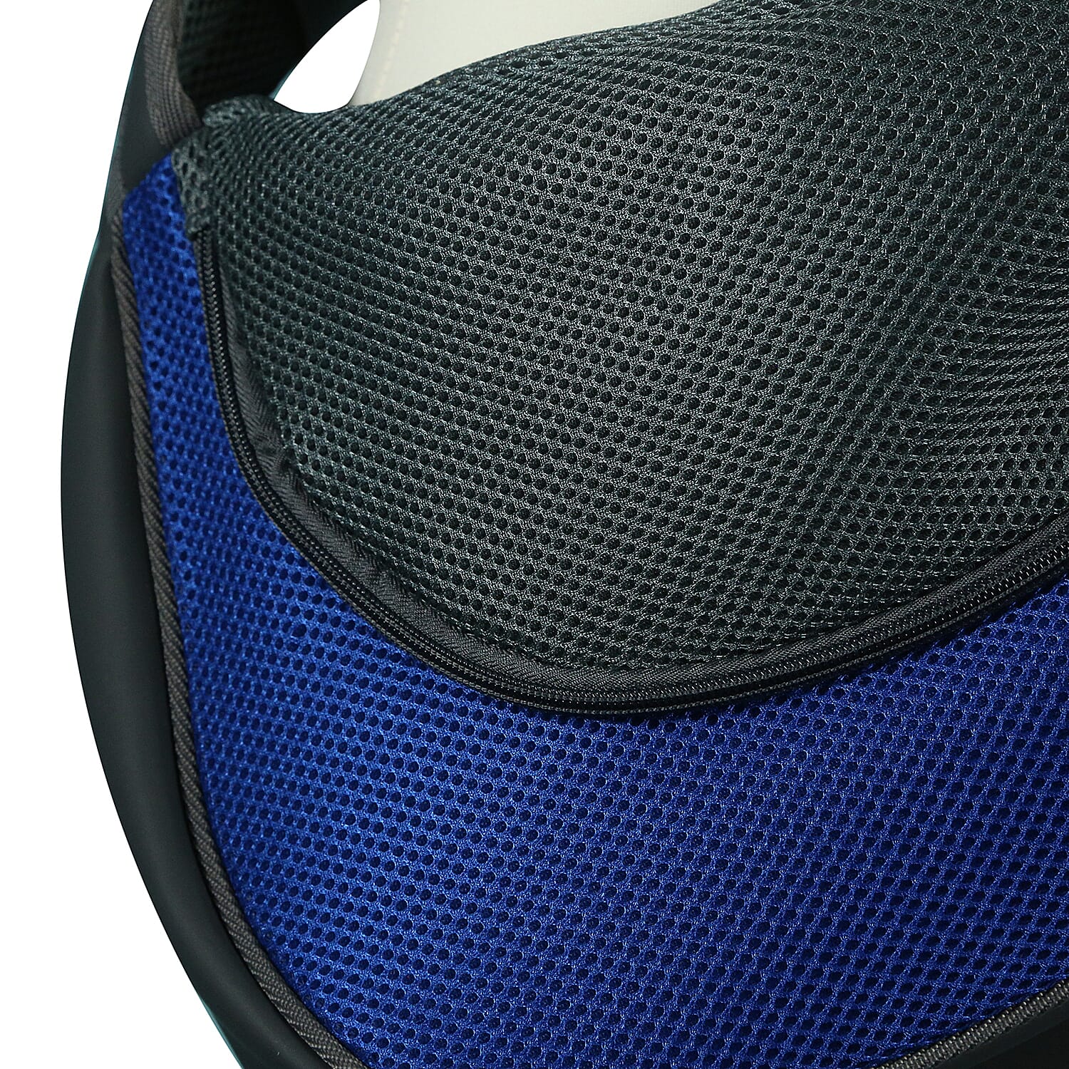 Grey and Dark Blue Pet Bag with Shoulder Strap - Max Wt. 4-5Kgs (Size 43x15x25cm)