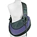 Grey and Purple Pet Bag with Shoulder Strap (Size 43x15x25cm)