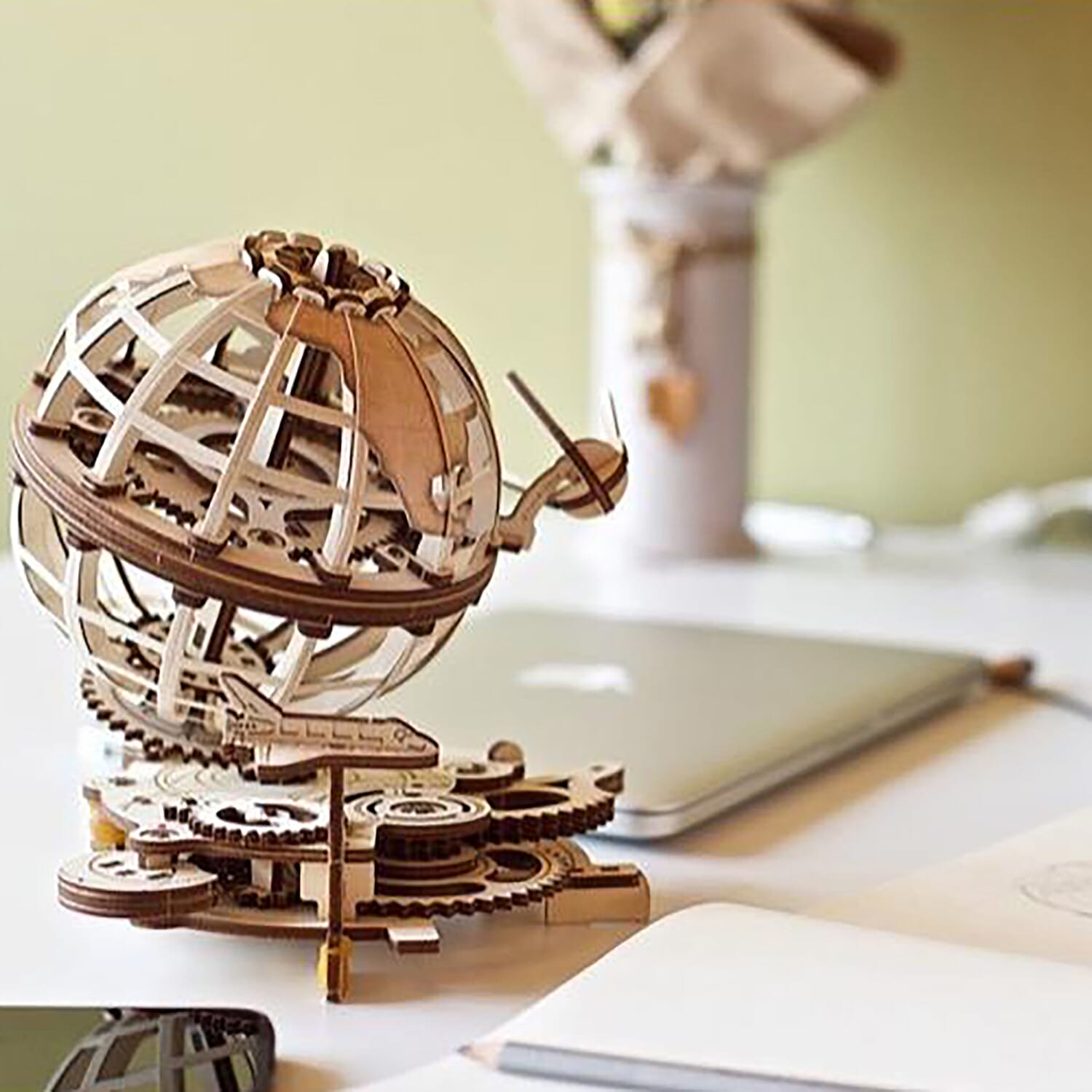 UGears Mechanical Globe Wooden Model Kit