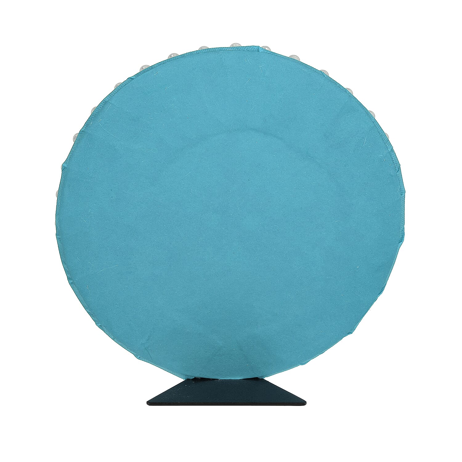 Table & Wall Jewellery Holder with Beaded Border (Colour- Blue; Dimension- 25.5 x 25.5 x 7 cm.; Weight- Approx 550 grms.)