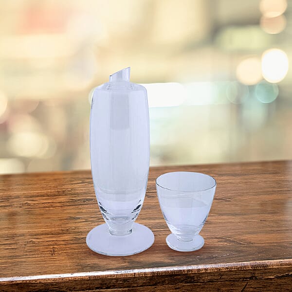 2 Piece Set - Reusable High Quality Bottle and Glass