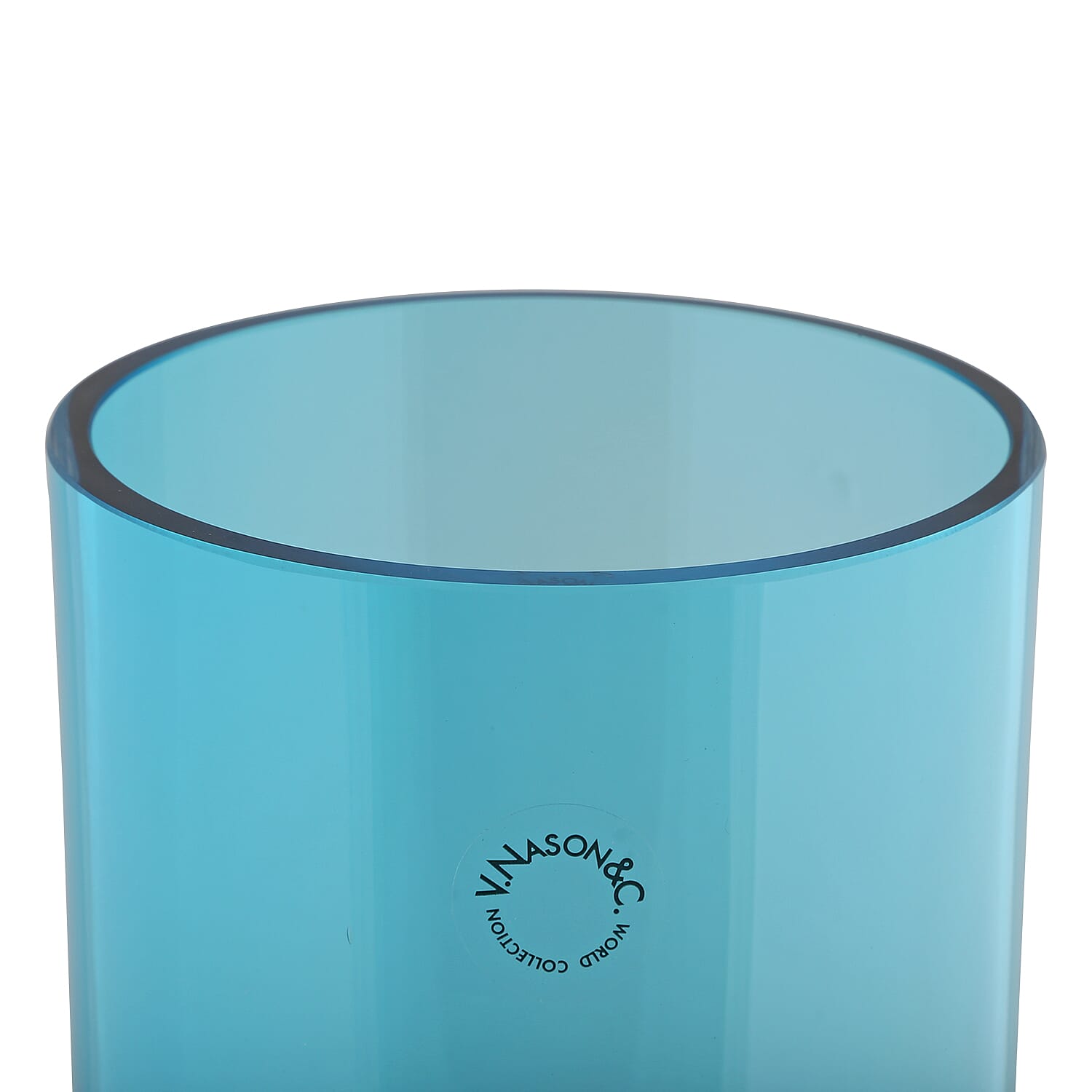 Made In Italy - Authentic Murano Glass Vase - Aqua Blue