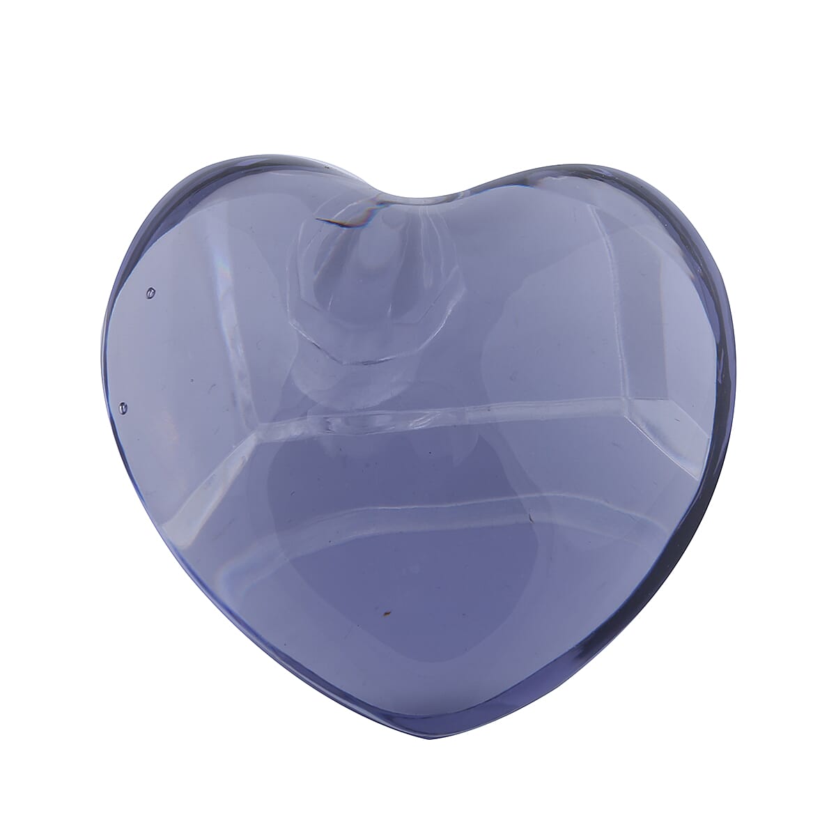 Made In Italy - Authentic Murano Glass Heart Shape Figurine - Purple