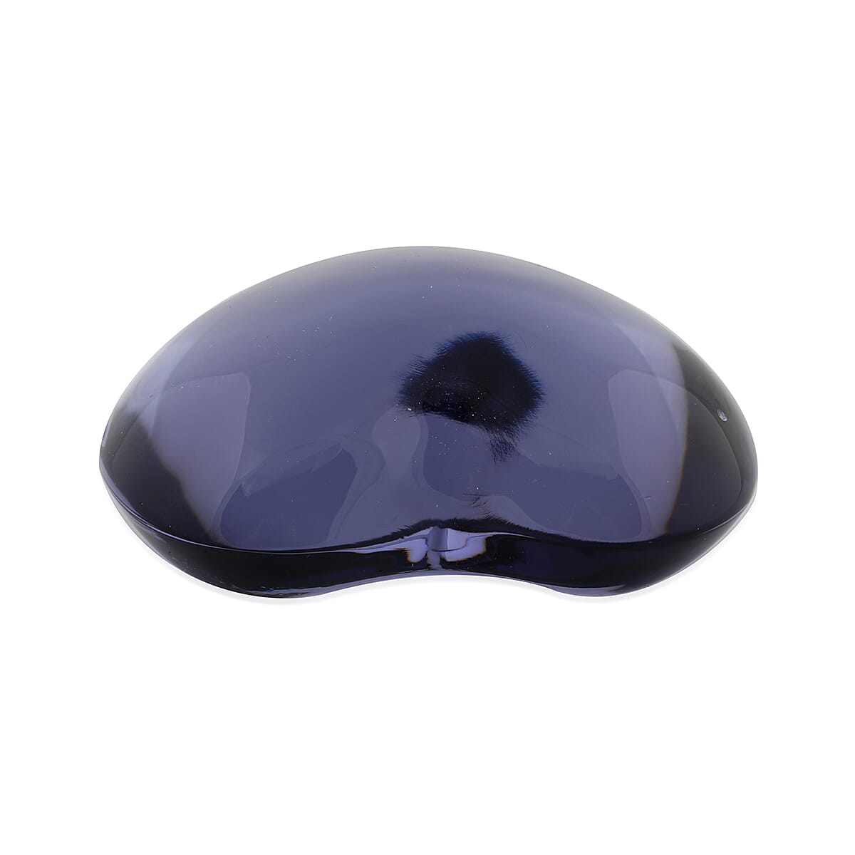 Made In Italy - Authentic Murano Glass Heart Shape Figurine - Purple