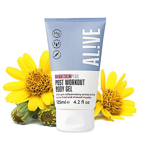 ALIVE: Magnesium Post Workout Body Gel (Enriched with Arnica Extract) - 125 ml