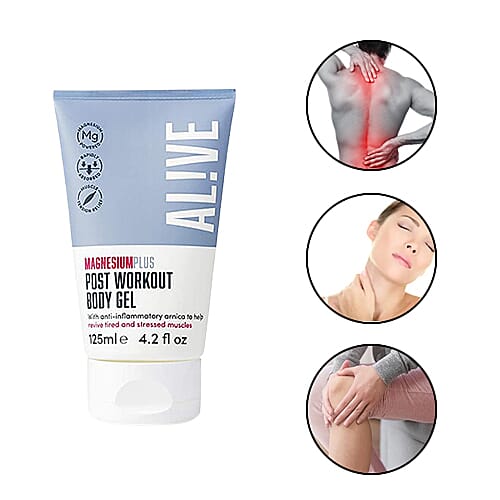 ALIVE: Magnesium Post Workout Body Gel (Enriched with Arnica Extract) - 125 ml