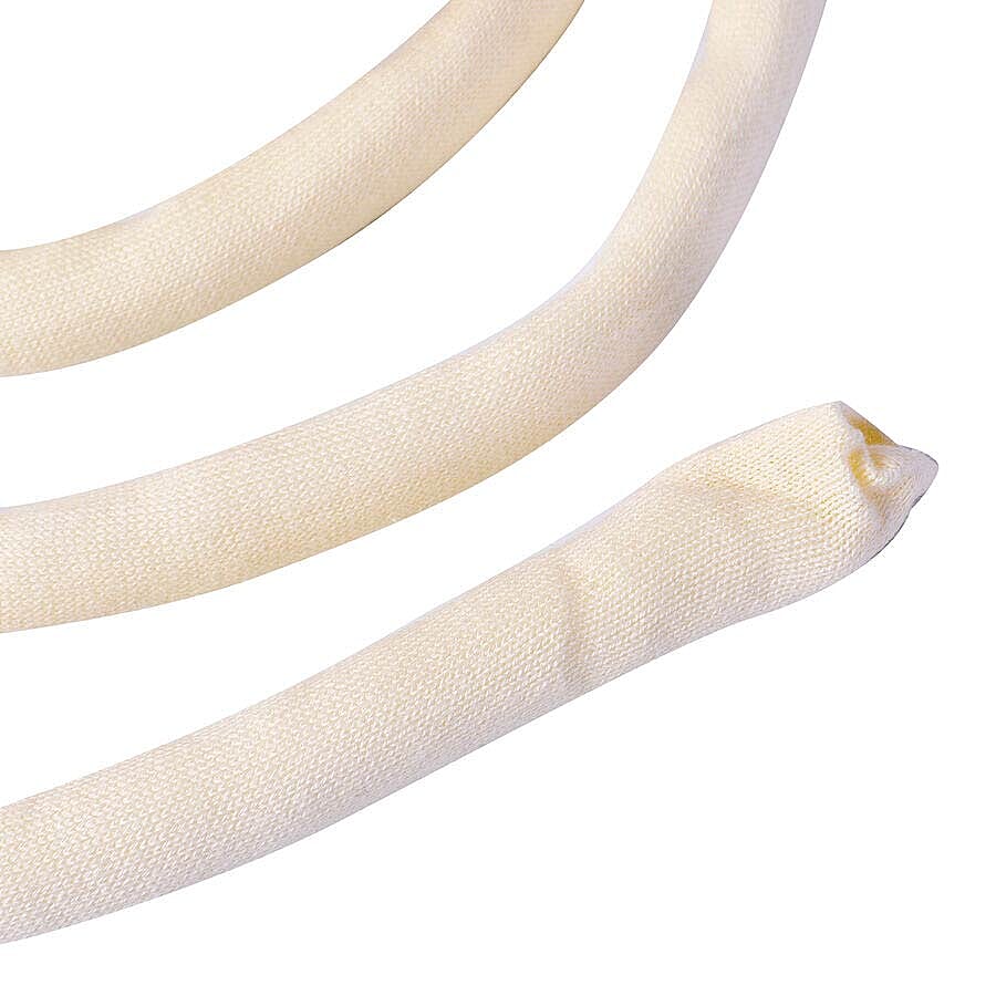 100% Cotton Filled Thick Rope in Beige (760cm)