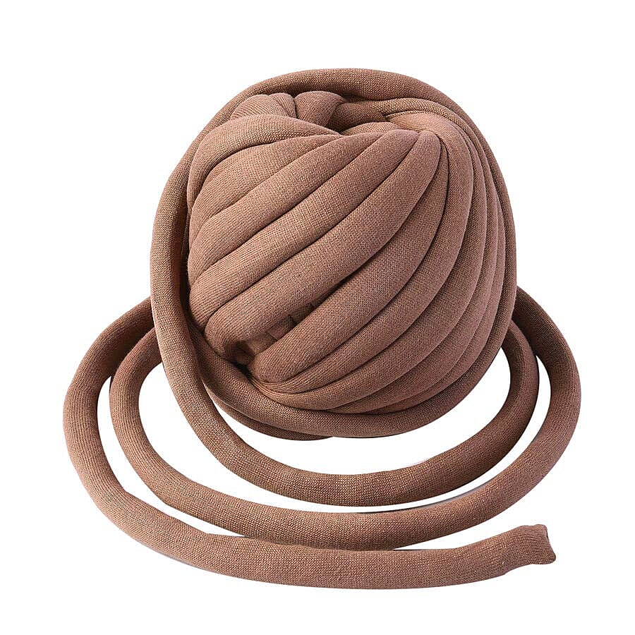 100% Cotton Filled Thick Rope in Brown (760cm)