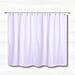 White Colour Waterproof Shower Curtain with 12 Hooks (180x180cm)