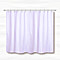 White Colour Waterproof Shower Curtain with 12 Hooks (180x180cm)
