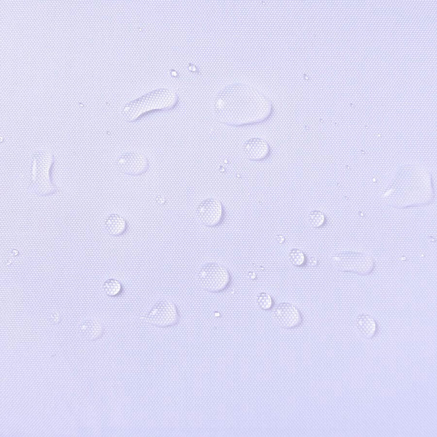 White Colour Waterproof Shower Curtain with 12 Hooks (180x180cm)