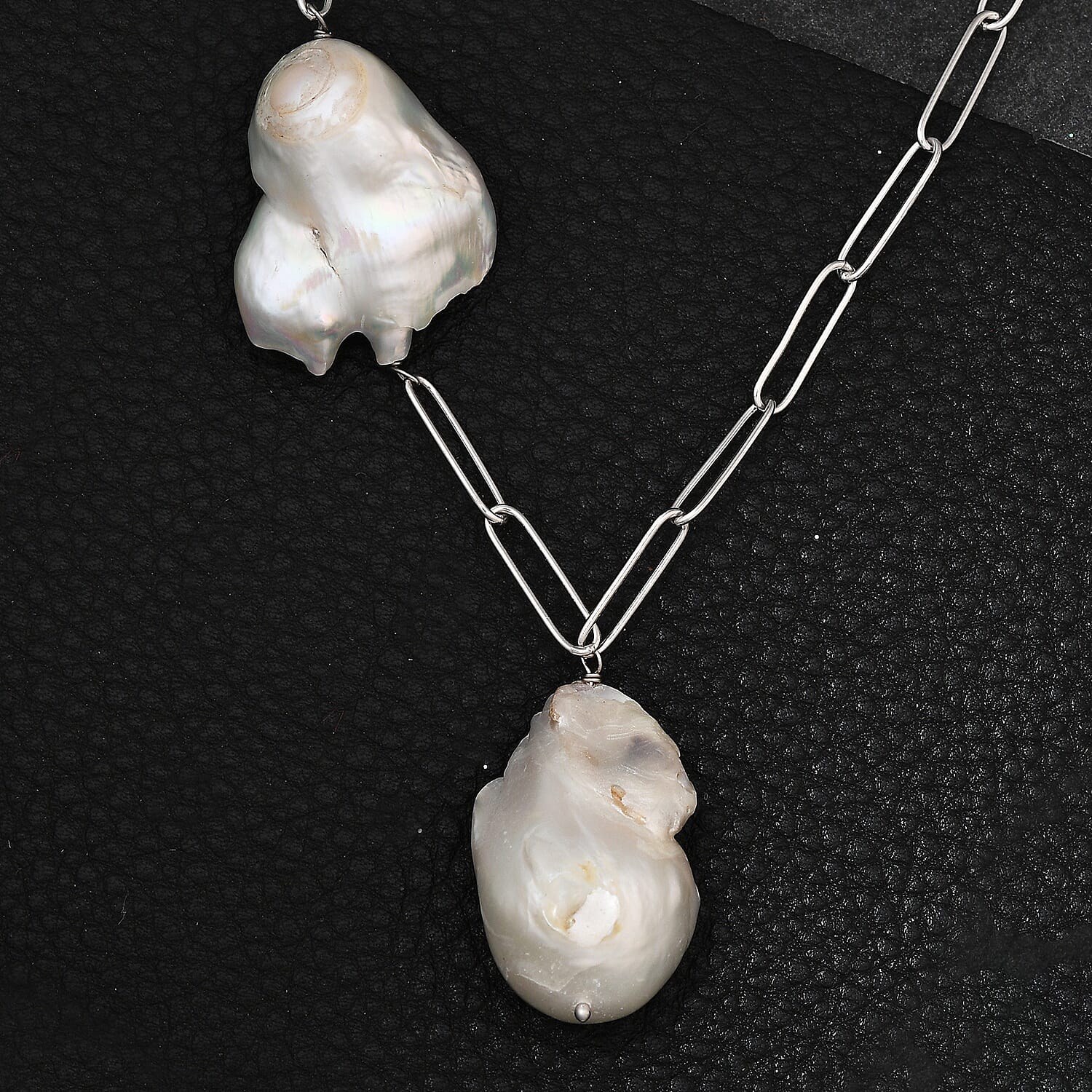 Sundays Child - Freshwater Pearl Necklace (Size 31) with Charm in Sterling Silver