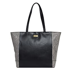 Assots London Animal Print Leather Tote Bag (Size 39x29x10.5cm) - Tan