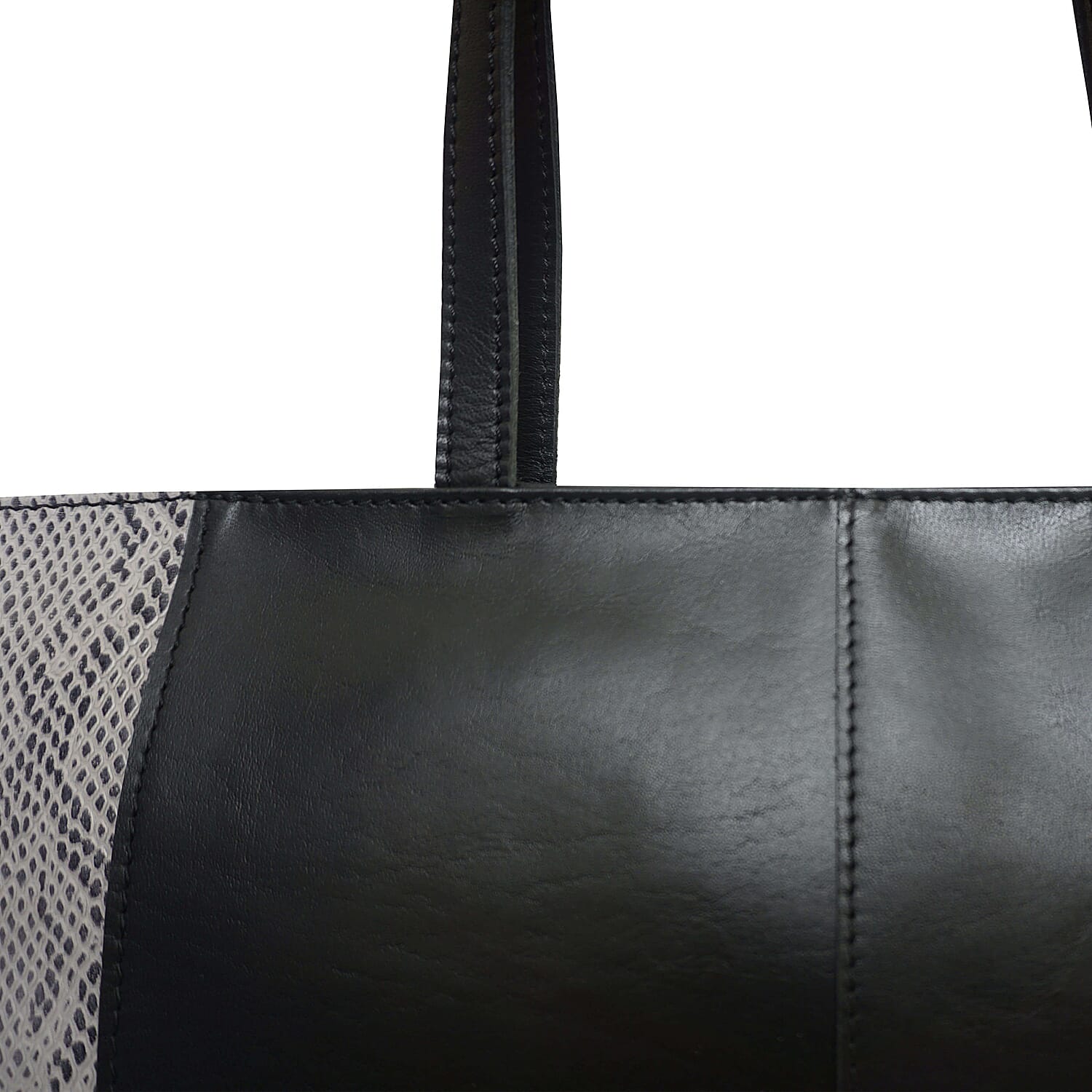 Assots London Animal Print Leather Tote Bag (Size 39x29x10.5cm) - Tan