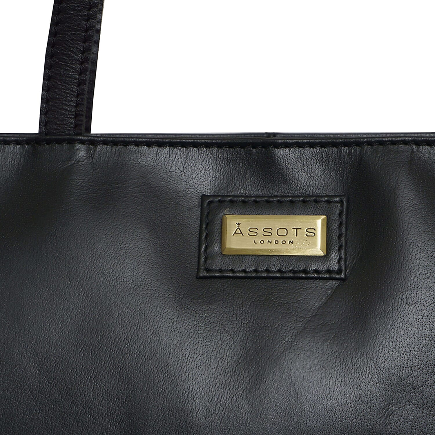 Assots London Animal Print Leather Tote Bag (Size 39x29x10.5cm) - Tan