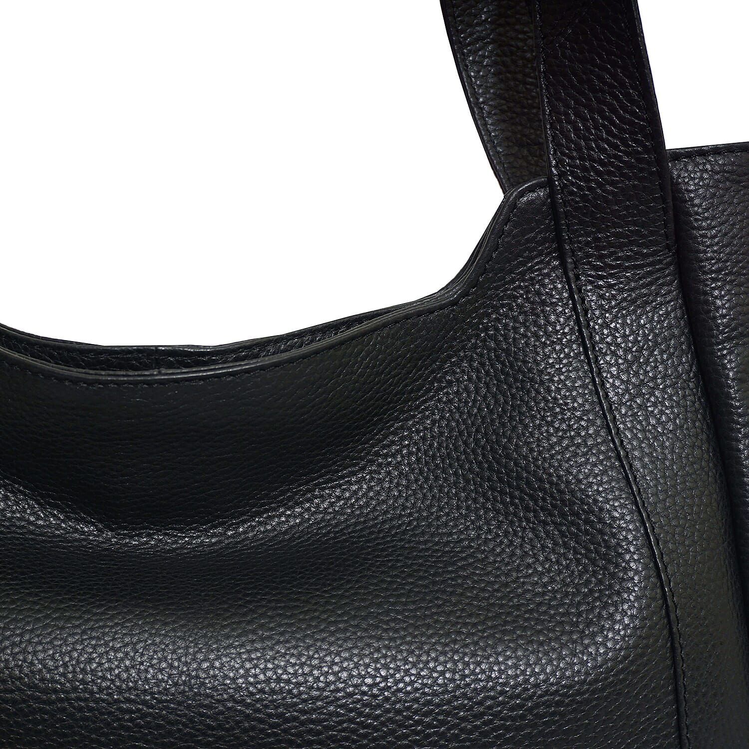 Assots London Harriet Genuine Leather Slouchy Hobo Bag (Size 35x29x7cm) - Green