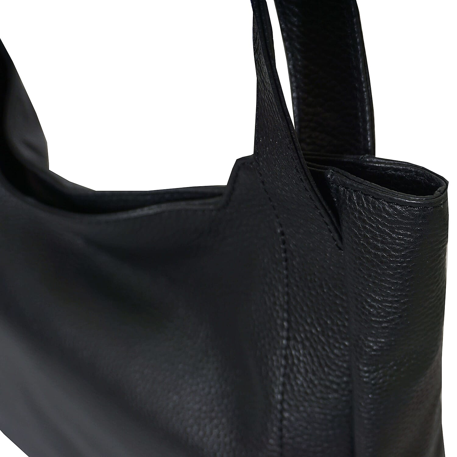 Assots London Harriet Genuine Leather Slouchy Hobo Bag (Size 35x29x7cm) - Green