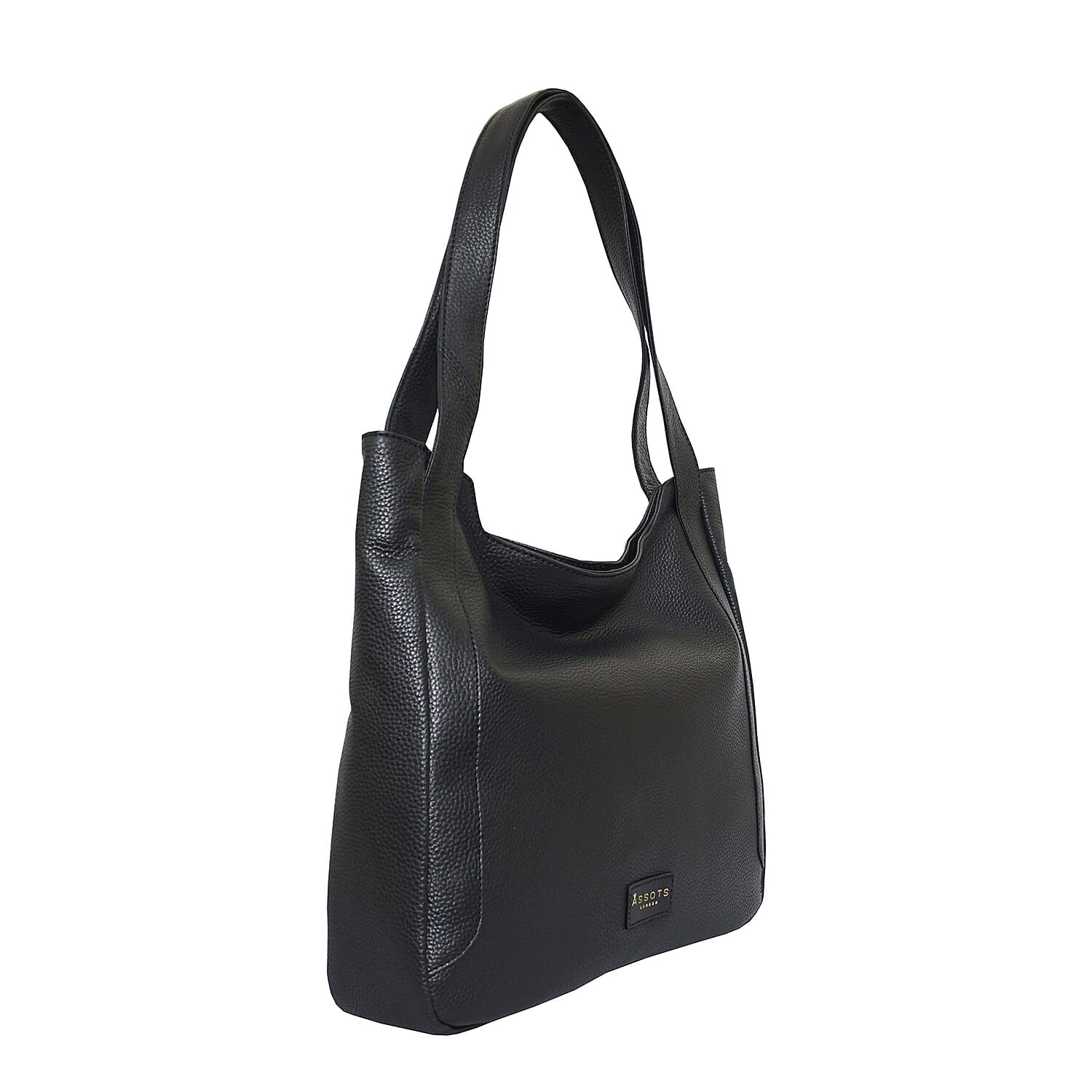 Assots London Harriet Genuine Leather Slouchy Hobo Bag (Size 35x29x7cm) - Green