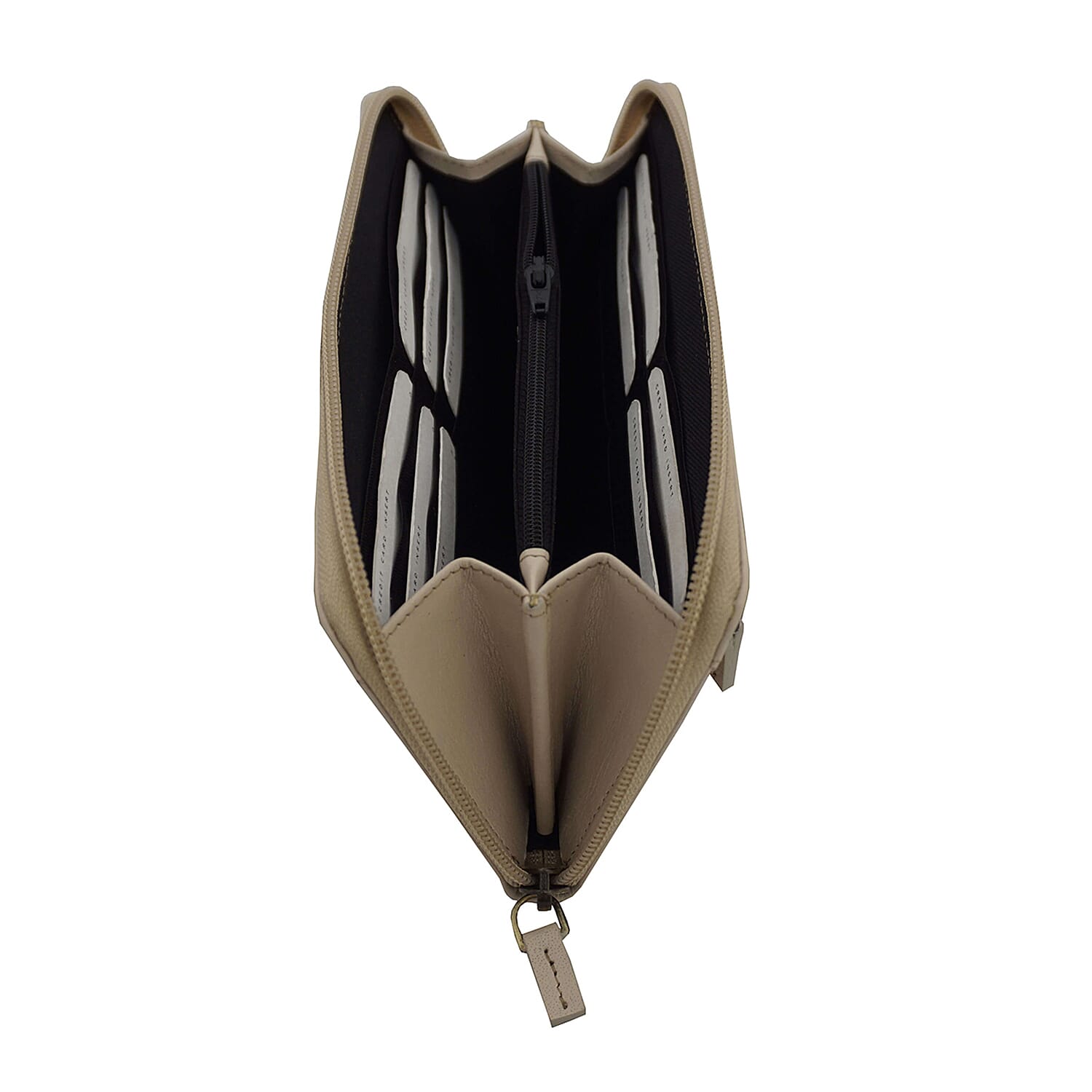 Assots London Animal Print Leather Purse (Size 21x12x2cm) - Nude