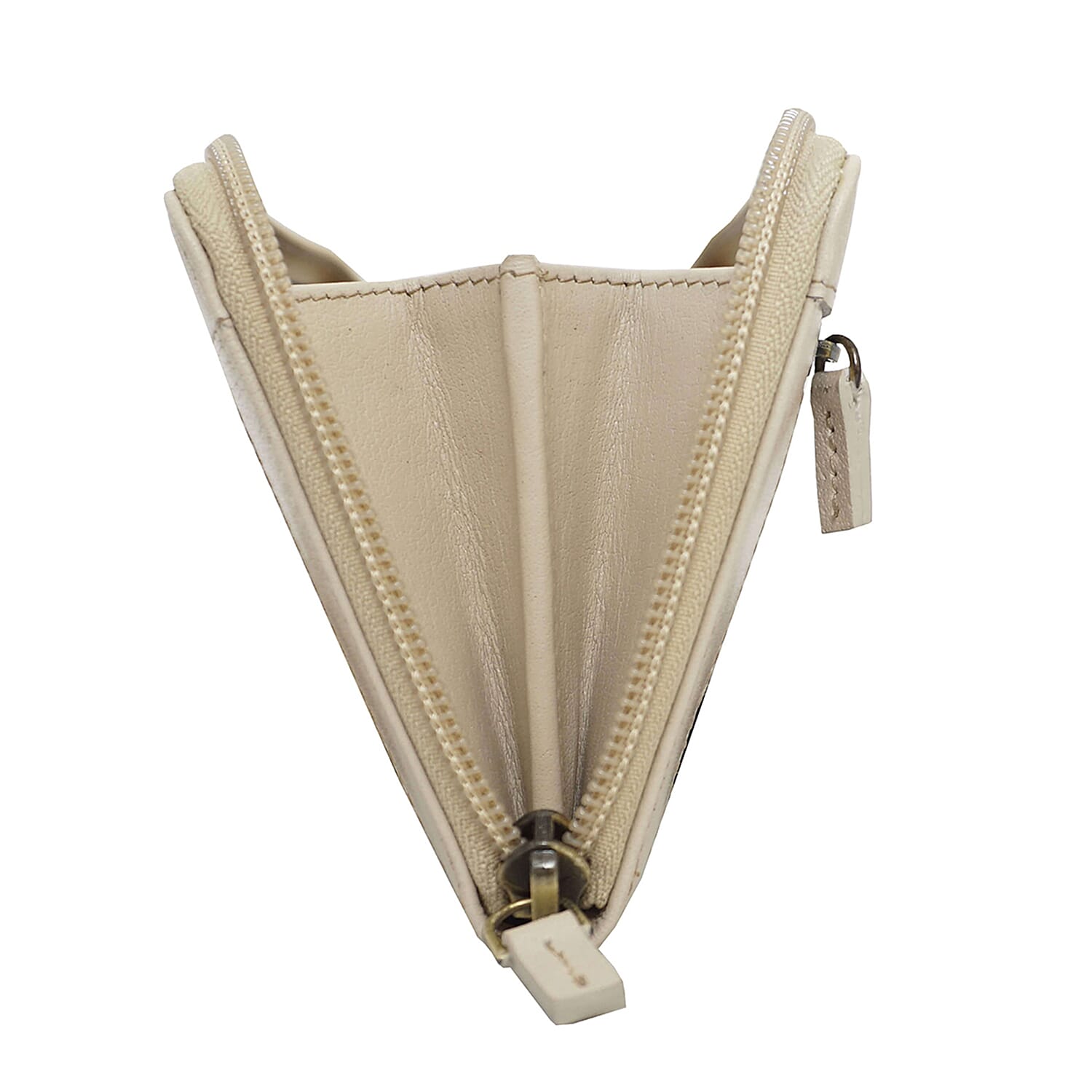 Assots London Animal Print Leather Purse (Size 21x12x2cm) - Nude