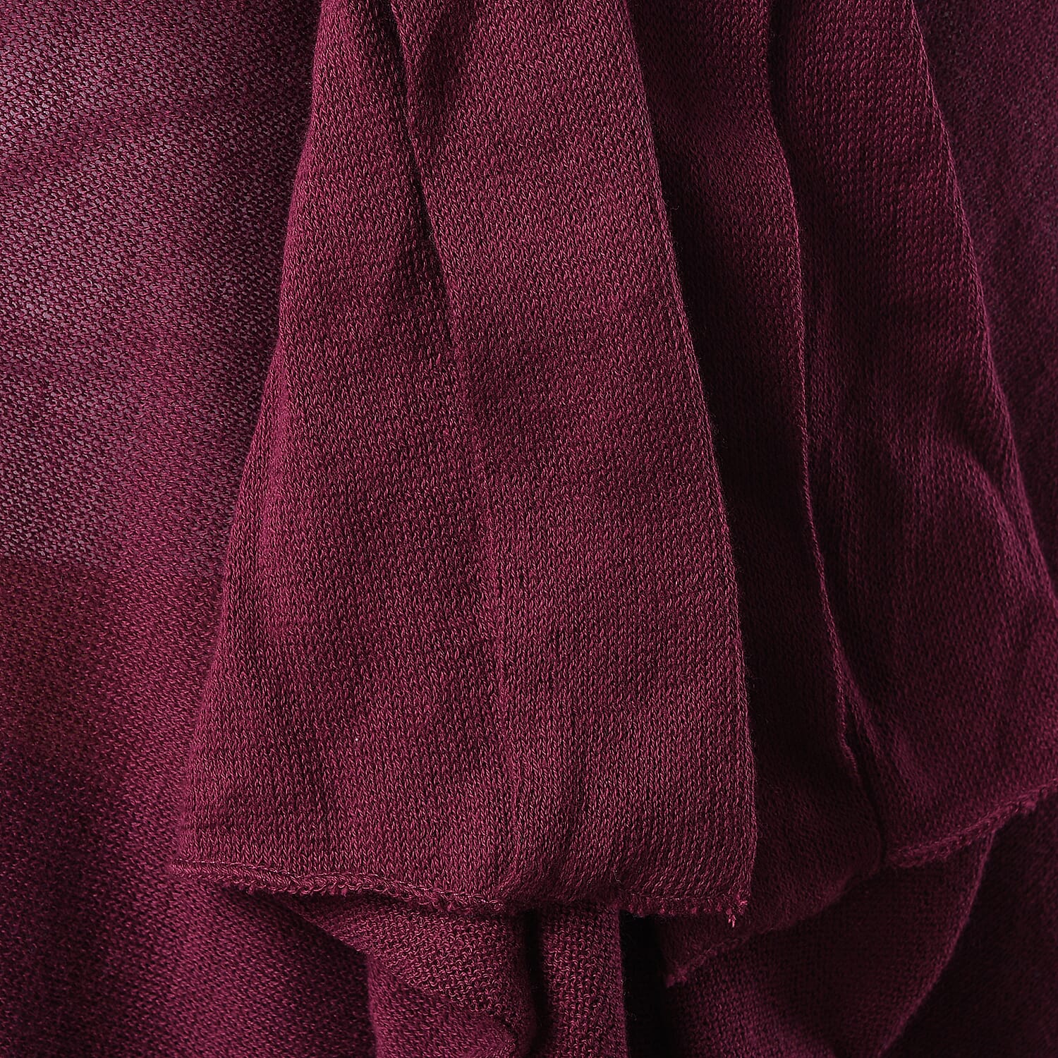 Marigold Lotus: 100% Cotton Knit Long Sleeve Waterfall Cardigan in Black