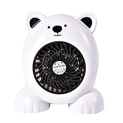Cute Portable Pink Bear Heater Fan - 360W - 19cm High
