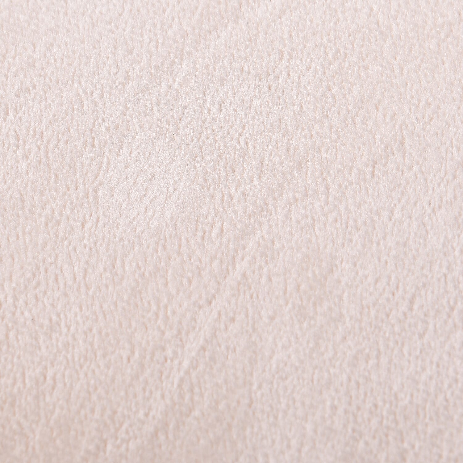 Set of 2 Off-White Velvet Fabric Covered Wooden Trunks