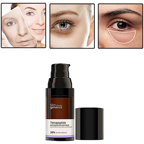 Skin Generics- Eye Contour Serum Anti Dark Circles Anti-Wrinkles Tetrapeptide 30% Active Complex 20ml