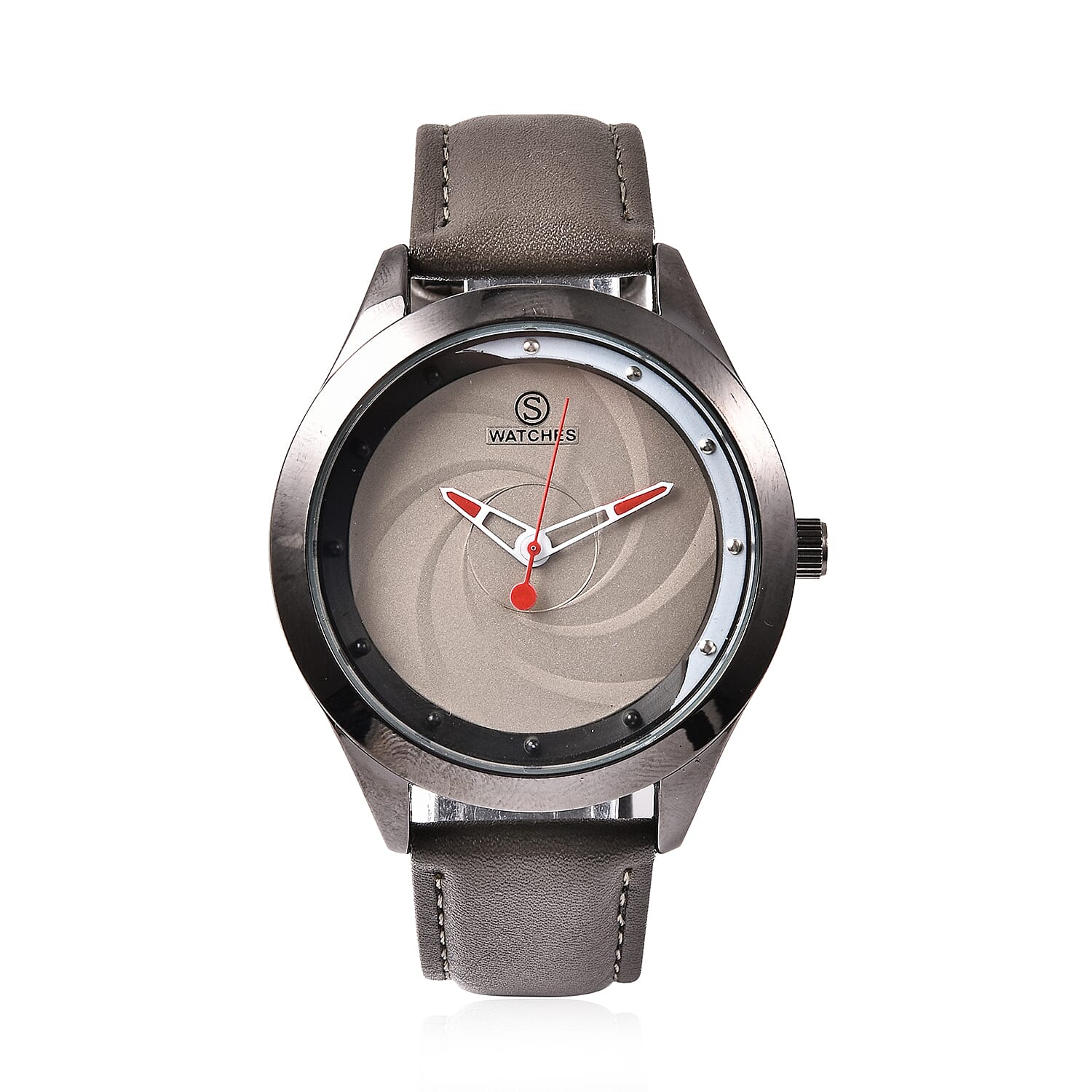 STRADA Japanese Movement Watch with Dark Grey Strap