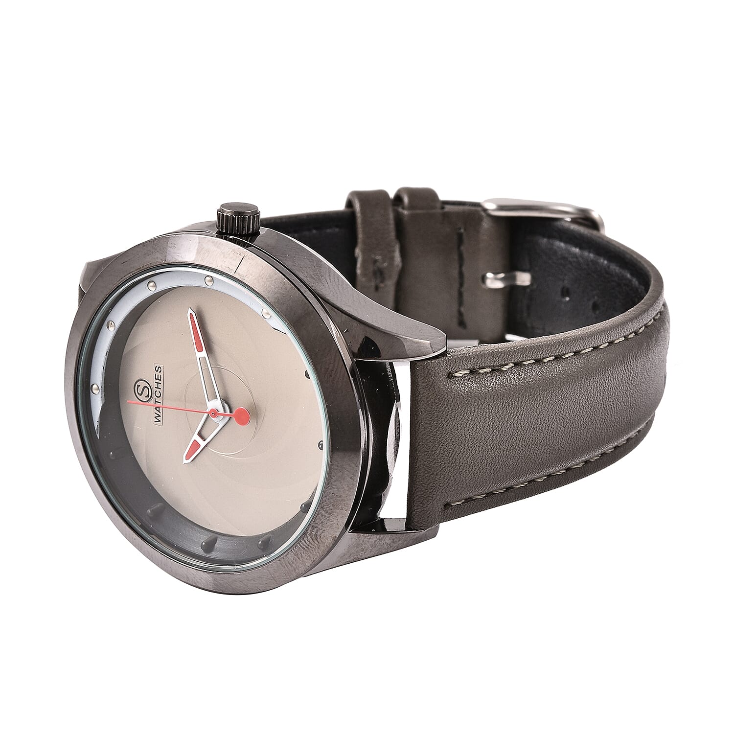 STRADA Japanese Movement Watch with Dark Grey Strap