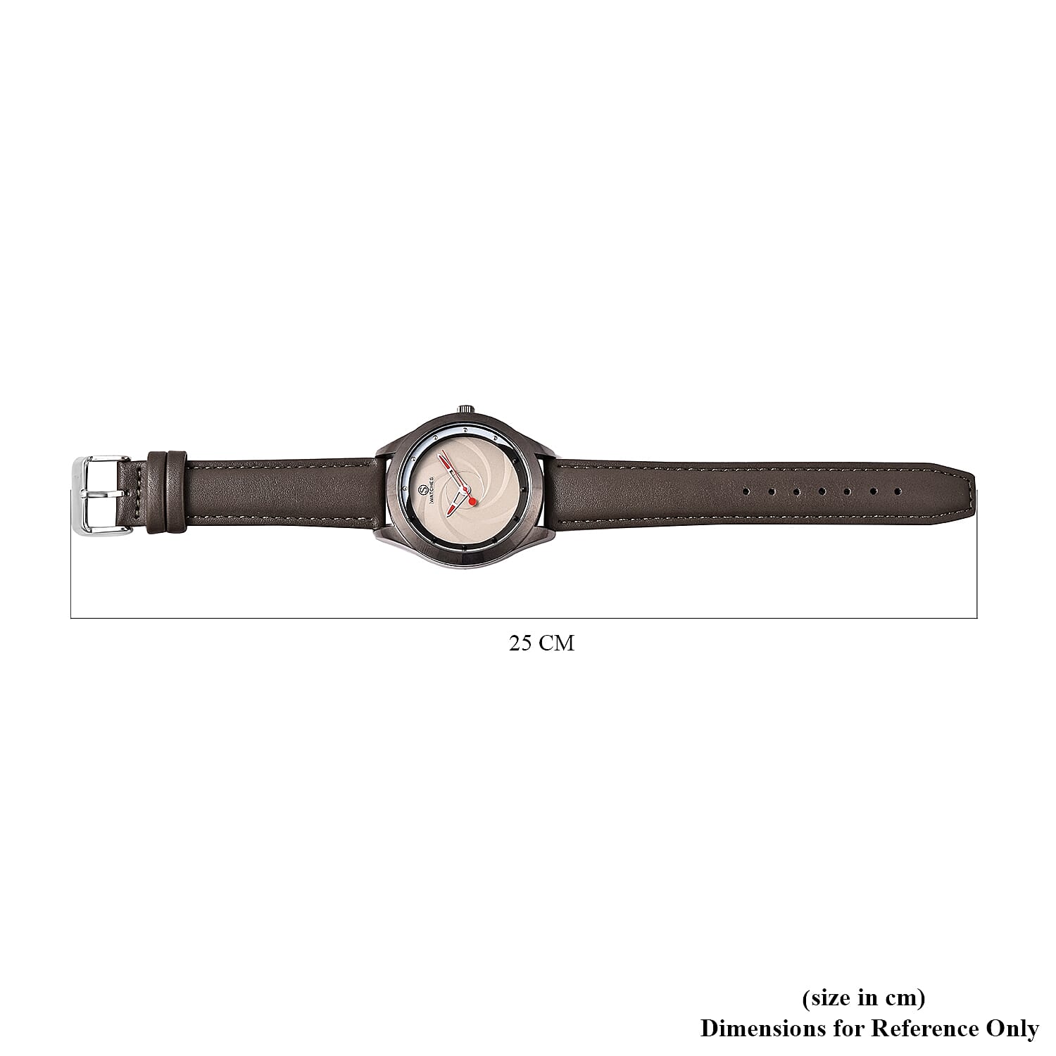 STRADA Japanese Movement Watch with Dark Grey Strap