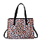 LOCK SOUL Light Brown Leopard Pattern Convertible Bag with Shoulder Strap
