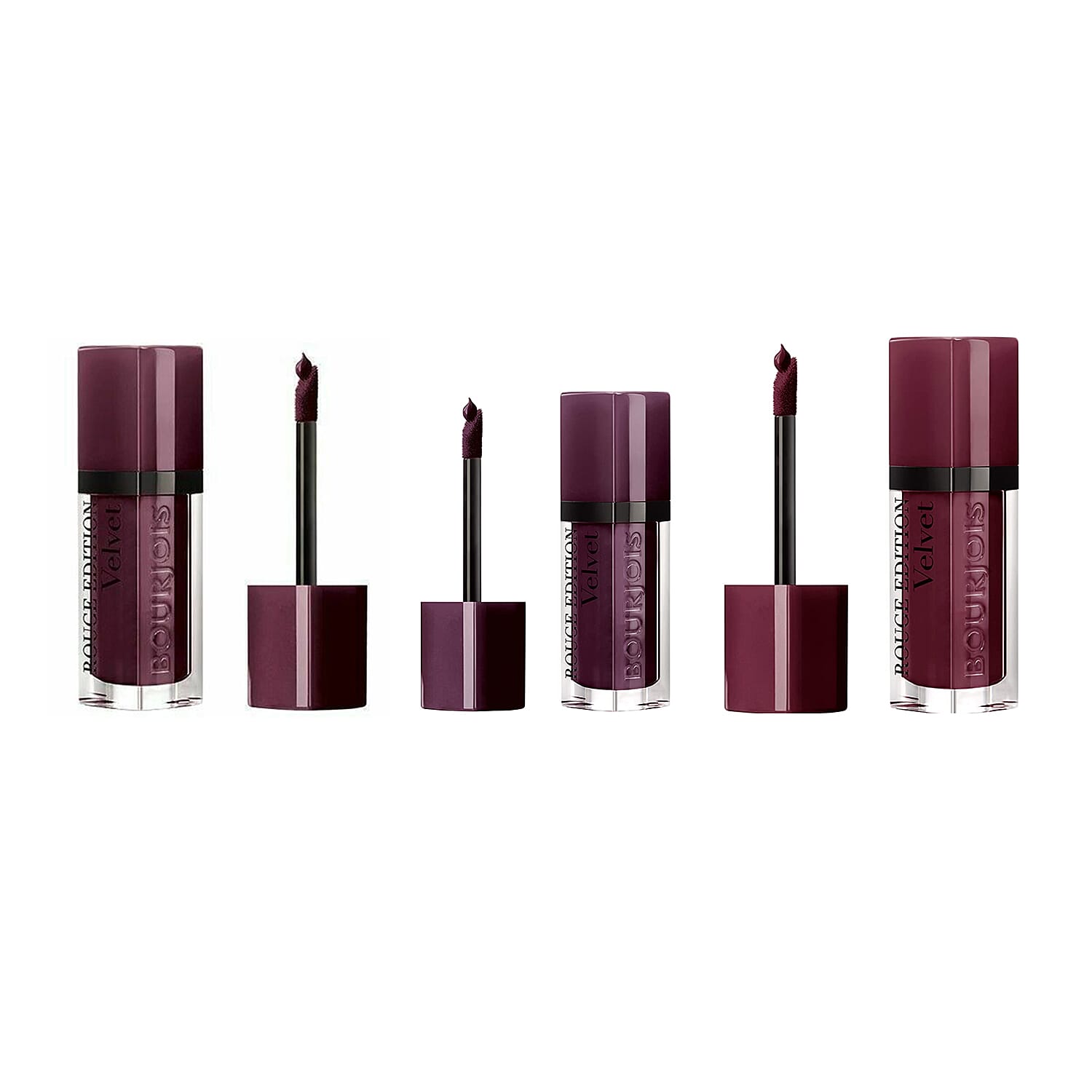Bourjois: Rouge Edition Velvet Lipstick Trio - Ultra Violette 037, Chocolate Corset 023 & Berry Chic 025