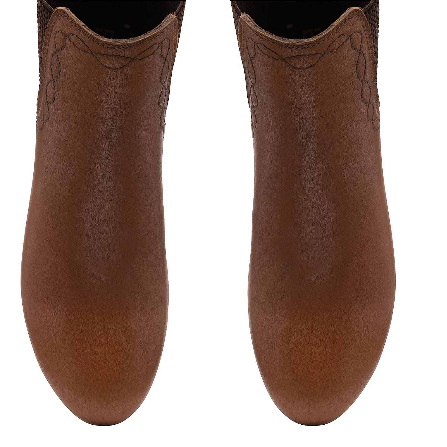 Ravel Moa Snake Pattern Leather Heeled Ankle Boots - Black