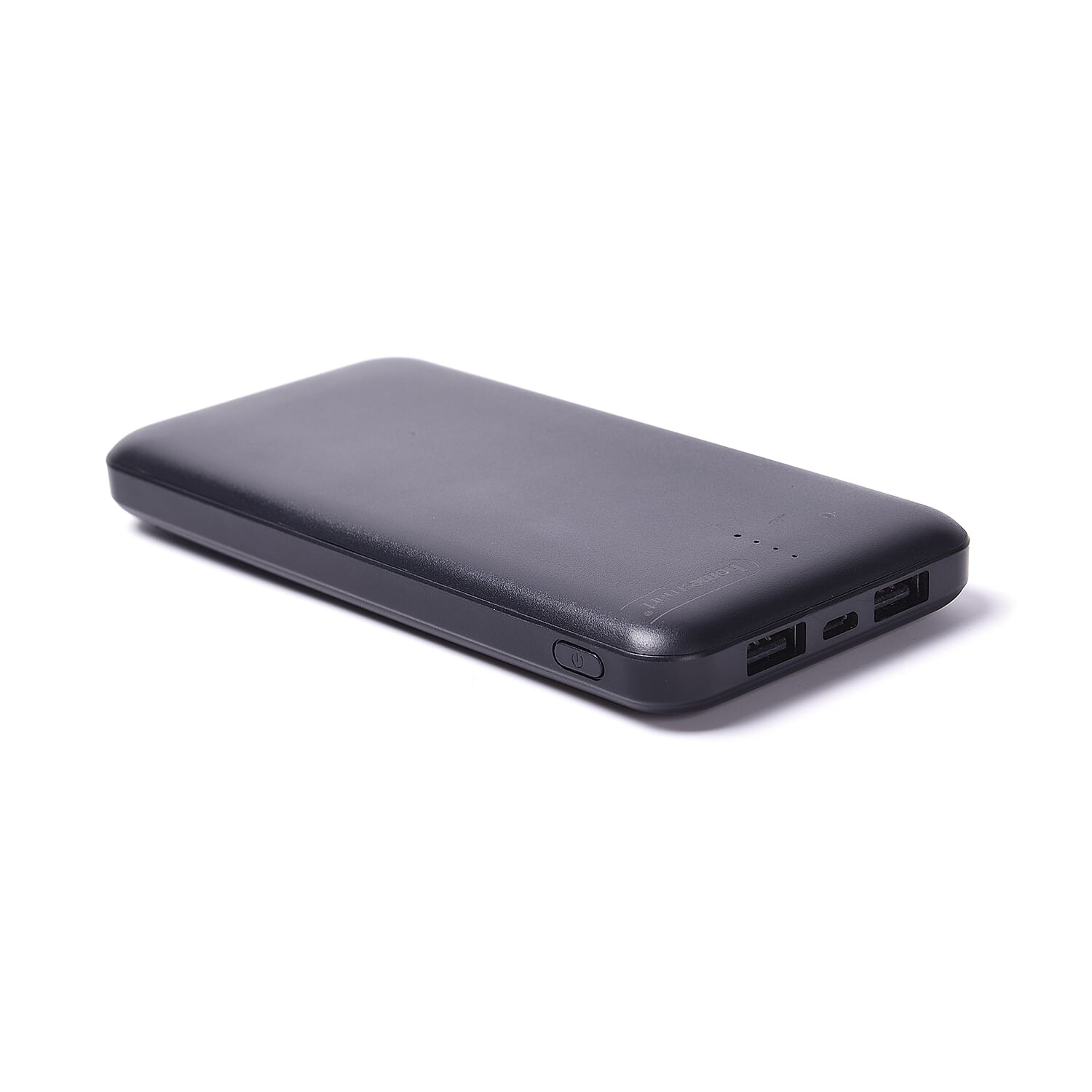 3 piece Set - 10000mAh Power Bank, 2 in 1 Charging Cable and Sleeve - Black