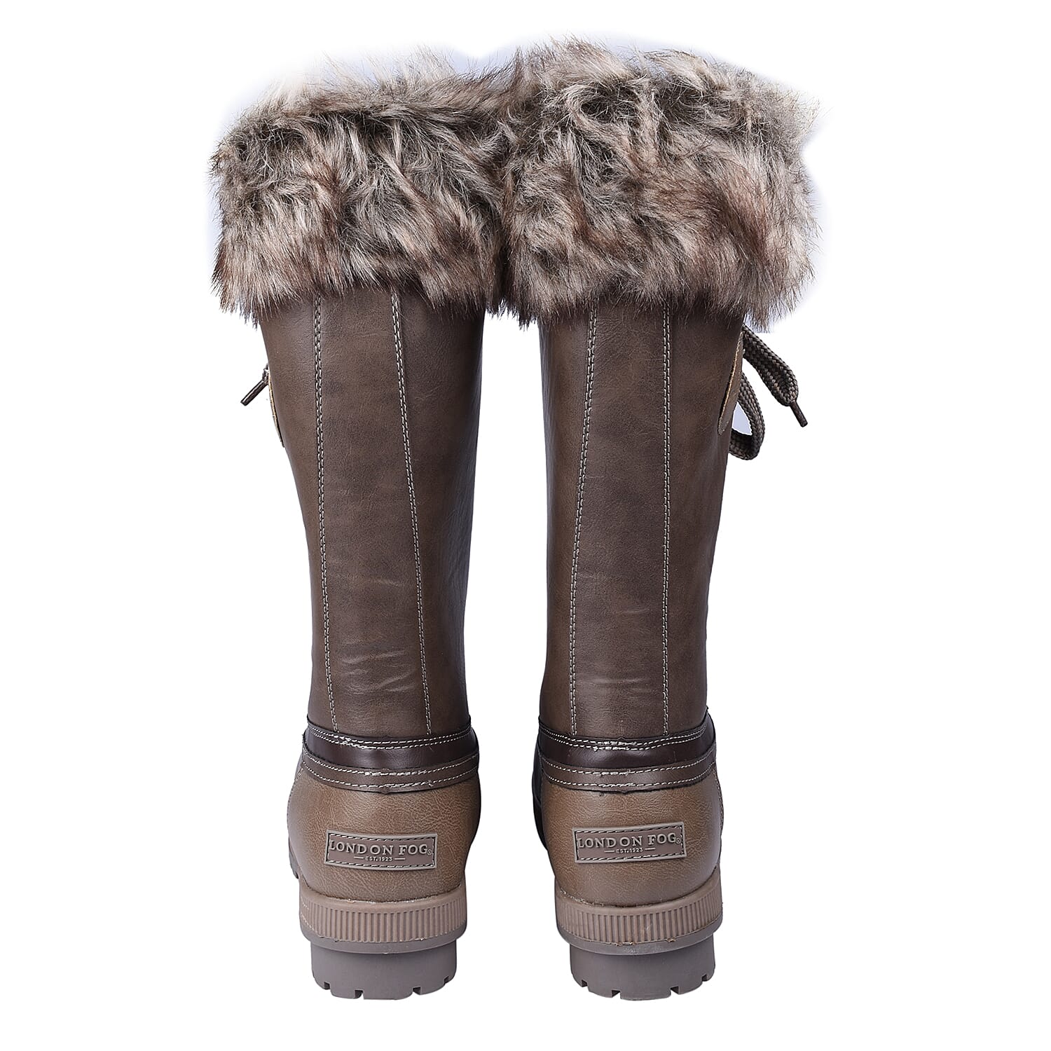 London Fog Womens Winter Boots - Brown and Cognac (Size 7)