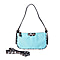 Hobo Bag Color Mint blue Size Profile Hobo bag  Wall (exterior) Nylon Lining (Interior) polyester  Pockets (exterior) zipped-1 Pockets (interior) zipped-1 slip-1 Measurement 