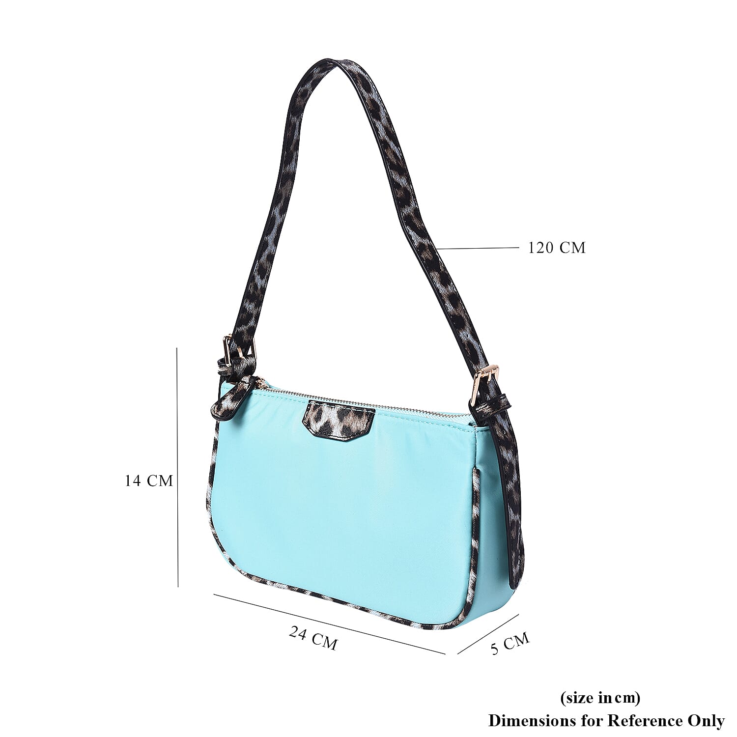 Hobo Bag Color Mint blue Size Profile Hobo bag  Wall (exterior) Nylon Lining (Interior) polyester  Pockets (exterior) zipped-1 Pockets (interior) zipped-1 slip-1 Measurement 