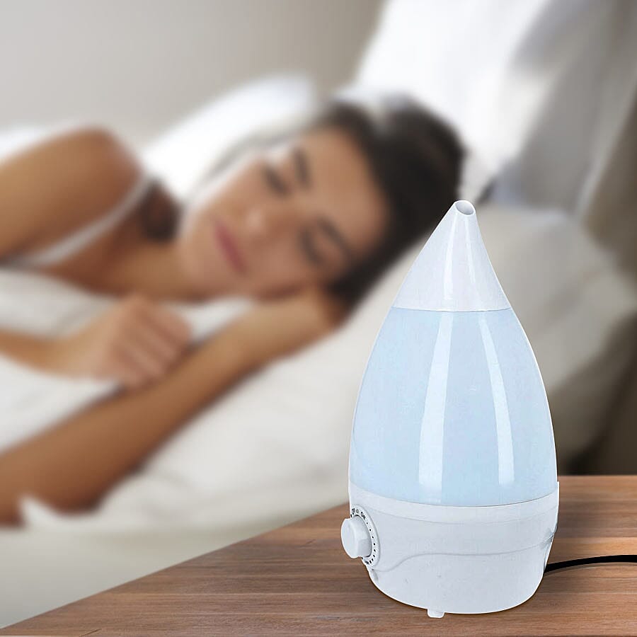 2-in-1 Aromatherapy Humidifier Diffuser With 10 Fragrance Oils (Size 31x12cm) - 1800ml Capacity