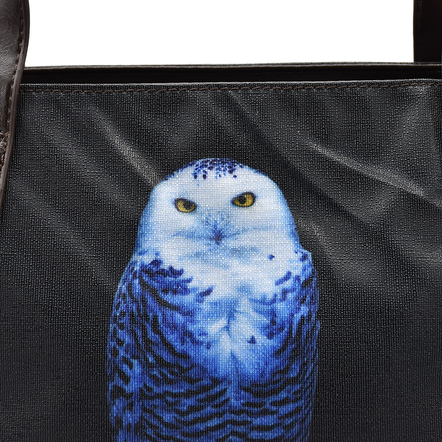 Thomas Calvi Owl Print Hand Bag (Size 39x14x23cm) - Black