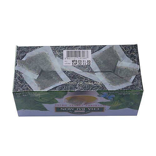 CHA BAI MON - Ground Mulberry Leaves Tea in Sachets (50 Sachets)