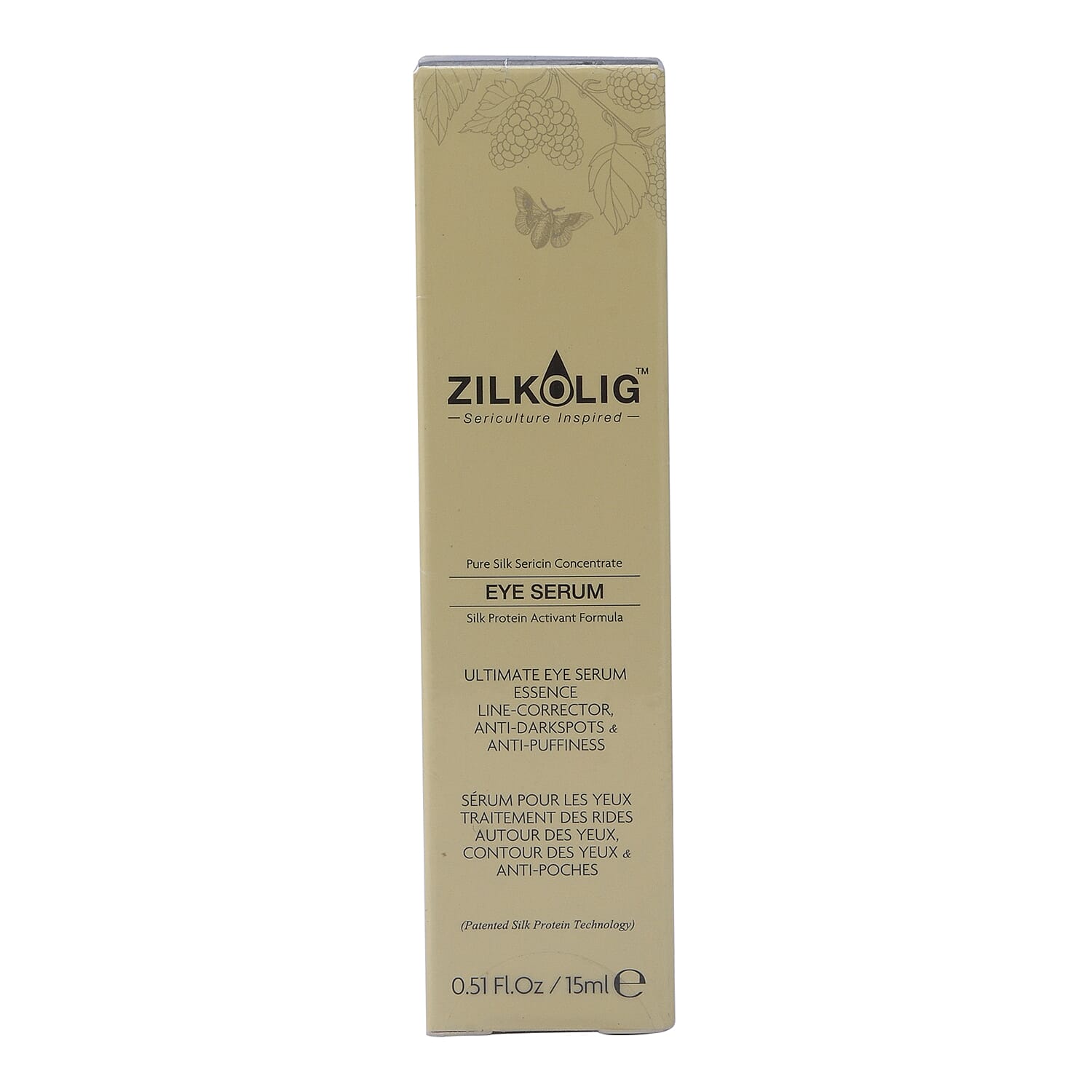 ZILKOLIG Sericulture Inspired Pure Silk Concentrate Protein Activant Eye Serum 15ml