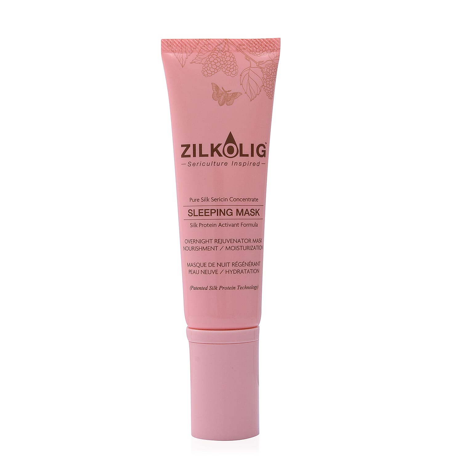 ZILKOLIG Sericulture Inspired Pure Silk Sericin Concentrate Sleeping Mask Cream 50ml