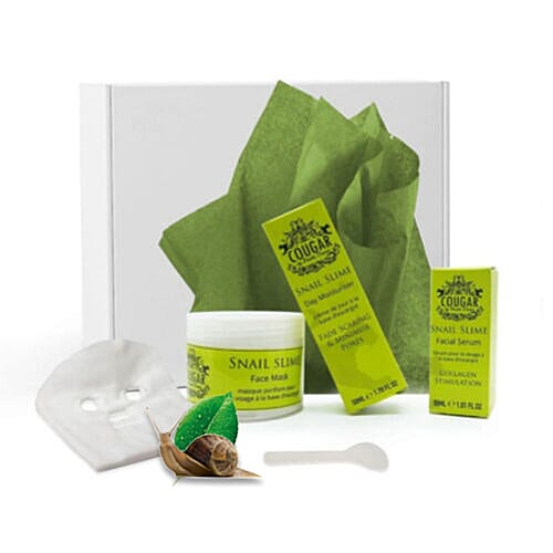 CB&CO: Snail Gift Set (Incl. Snail Facial Serum - 30ml, Snail Face Mask & Snail Day Moisturiser - 50ml)