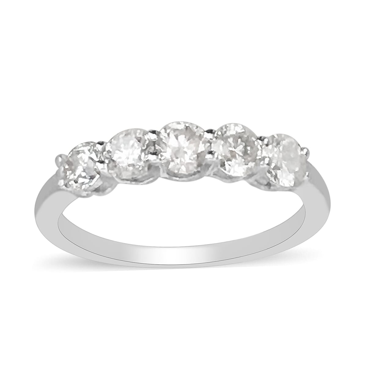 NY Close Out Deal 14K White Gold Diamond (I1-I2/G-H) Ring 1.00 Ct.