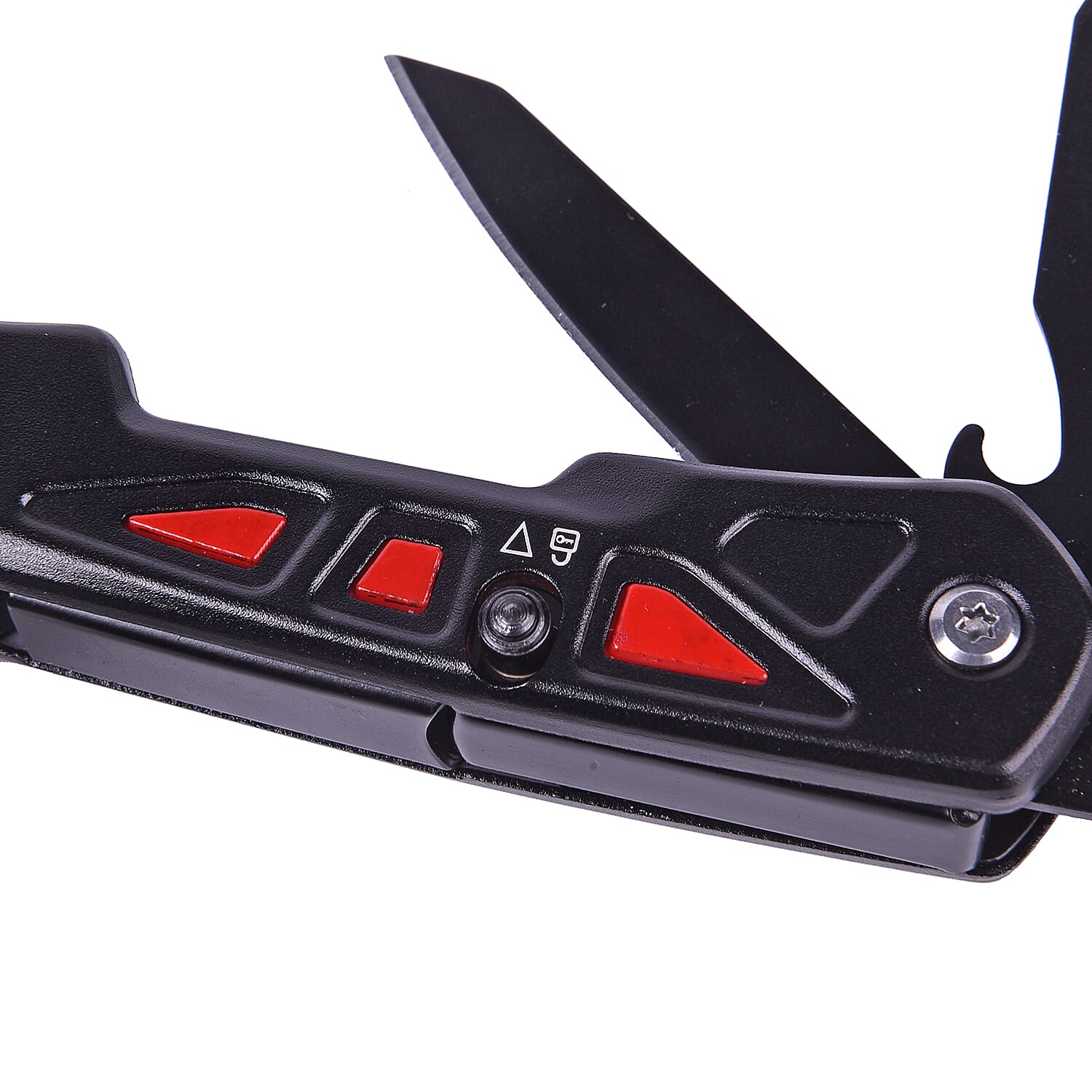 12 in 1 Multifunction Tools with Safety Lock in Black