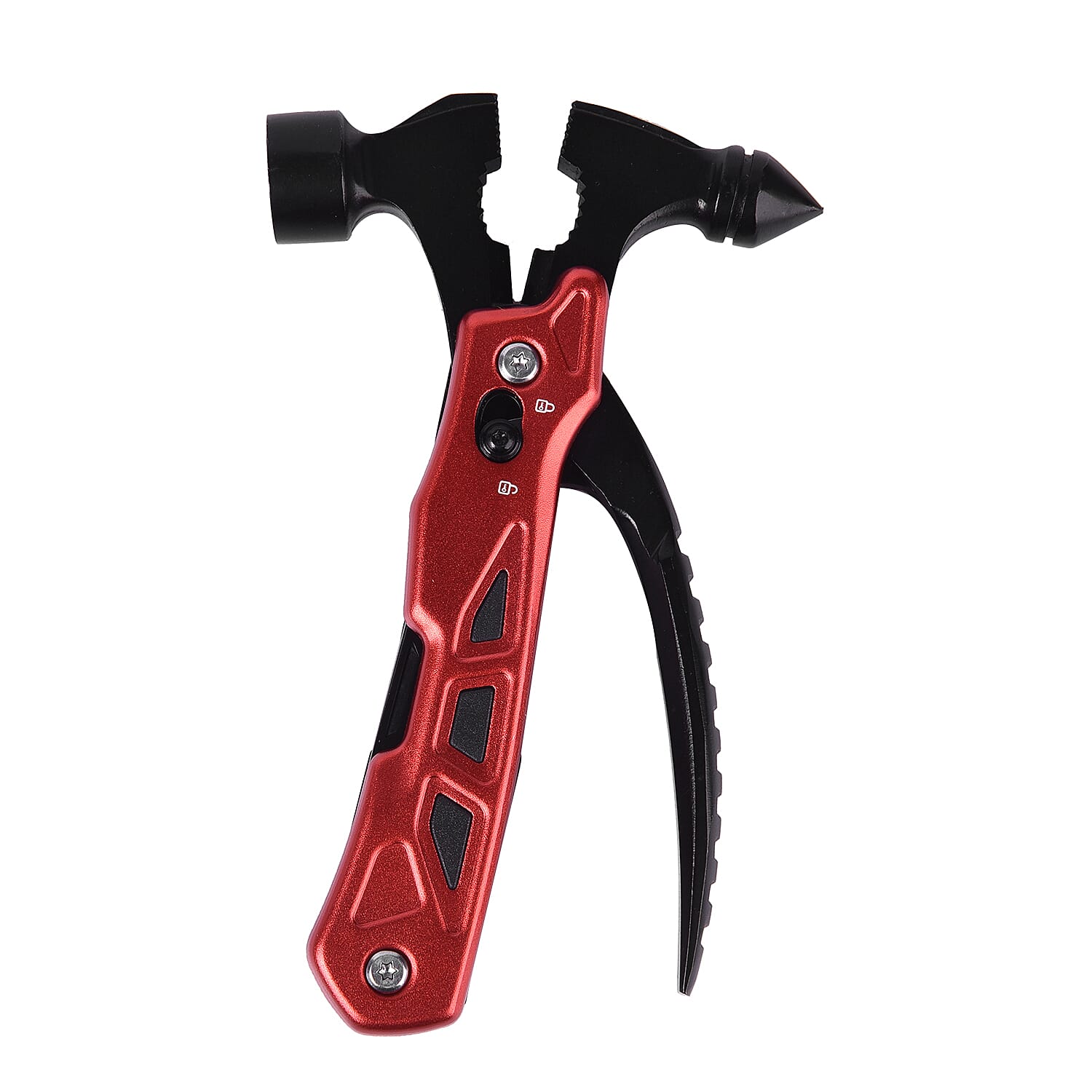12 in 1 Multifunction Tools with Safety Lock in Red