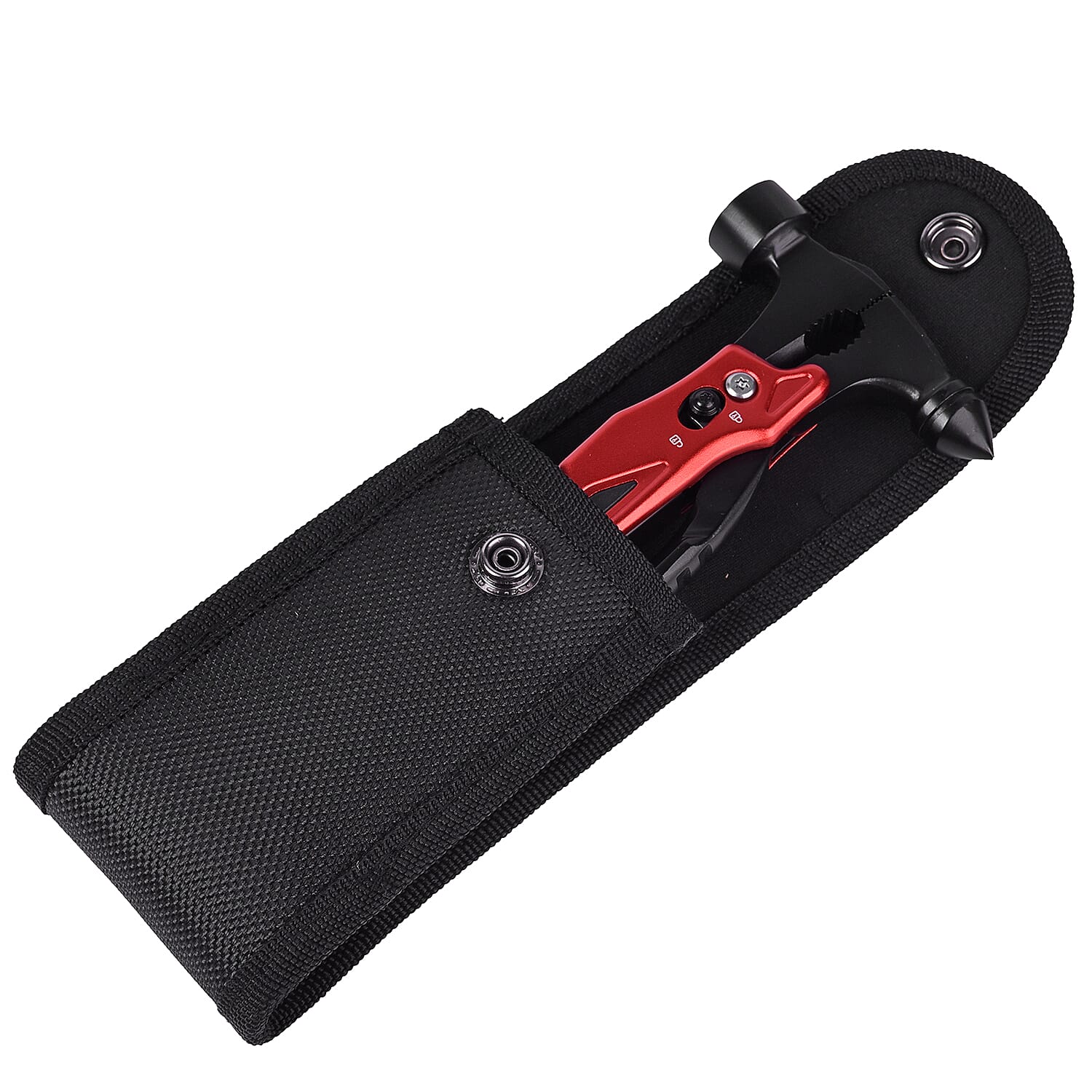 12 in 1 Multifunction Tools with Safety Lock in Red