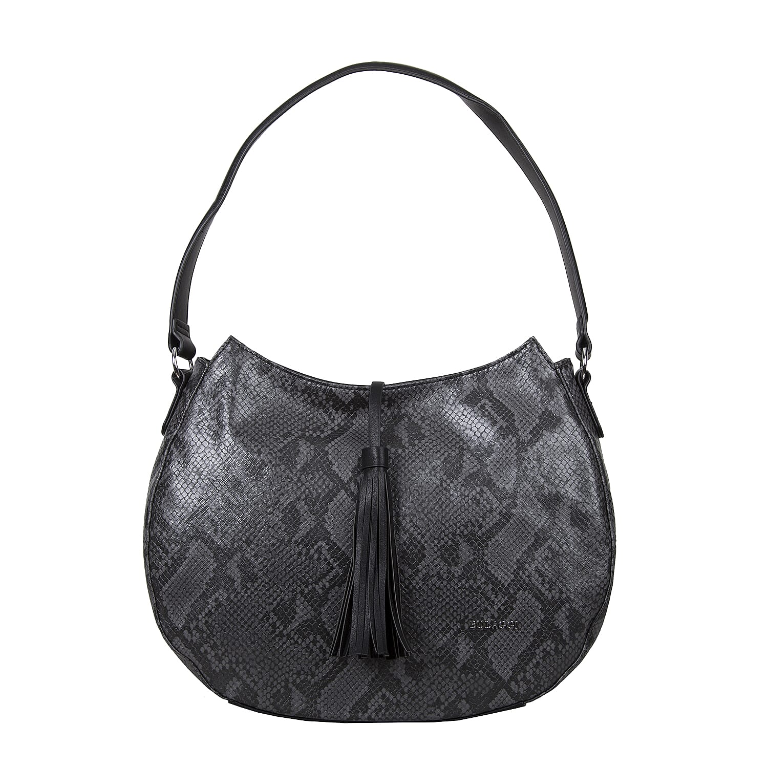 Bulaggi Collection - Quince Hobo Shoulder Bag (Size 27x35x11cm) - Black