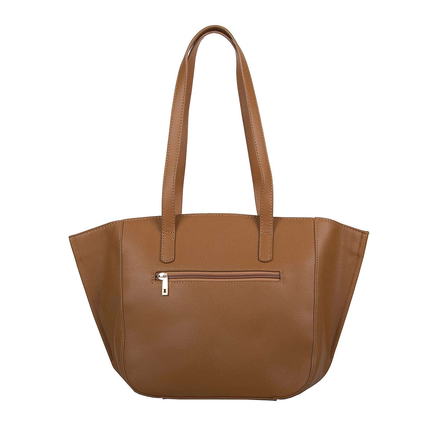 Bulaggi Collection - Delphinium Shopping Bag with Buckle (Size 40-30x26x13cm) - Camel